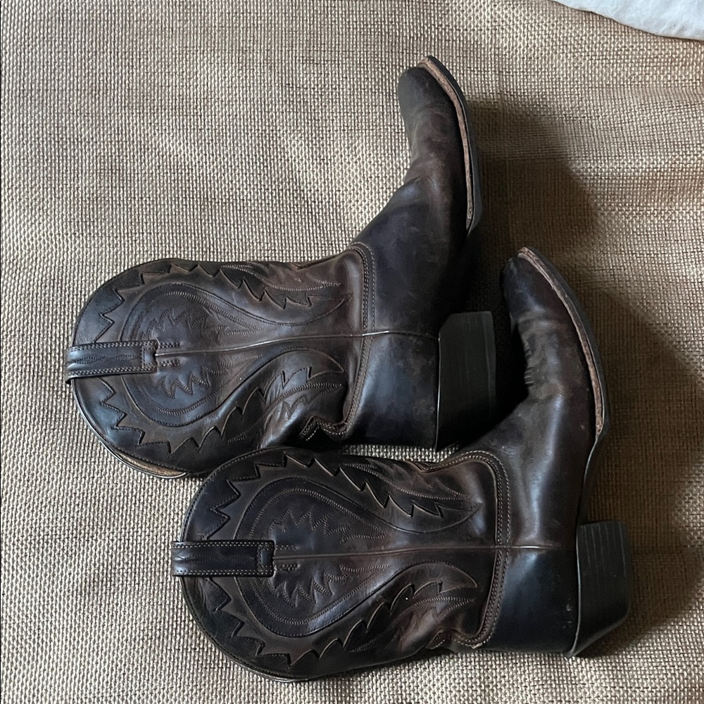 Men's Brown Leather Ariat Western Boots